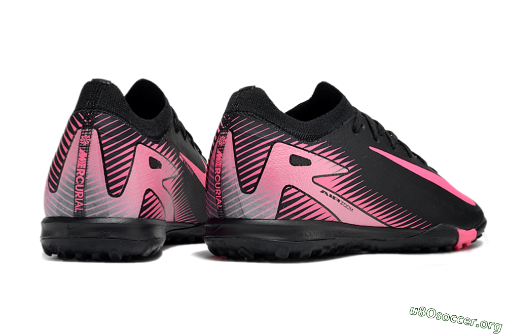 Nike Air Zoom Mercurial Vapor 16 Elite TF Football Shoes - Black/Pink 6