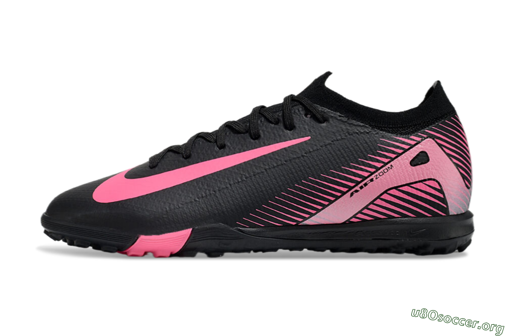 Nike Air Zoom Mercurial Vapor 16 Elite TF Football Shoes - Black/Pink 3