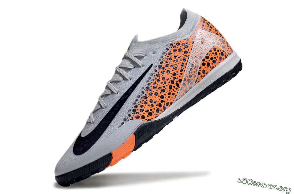 Nike Air Zoom Mercurial Vapor 16 Elite TF Football Shoes - Grey/Black/Leopard 5
