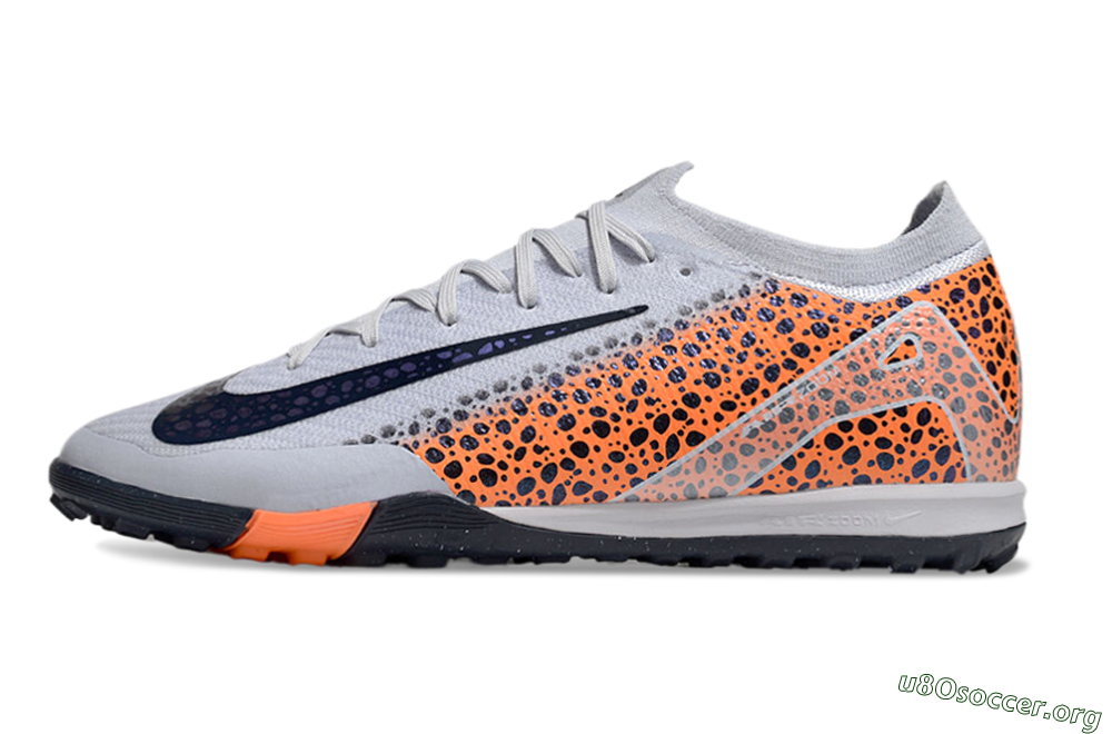 Nike Air Zoom Mercurial Vapor 16 Elite TF Football Shoes - Grey/Black/Leopard 3