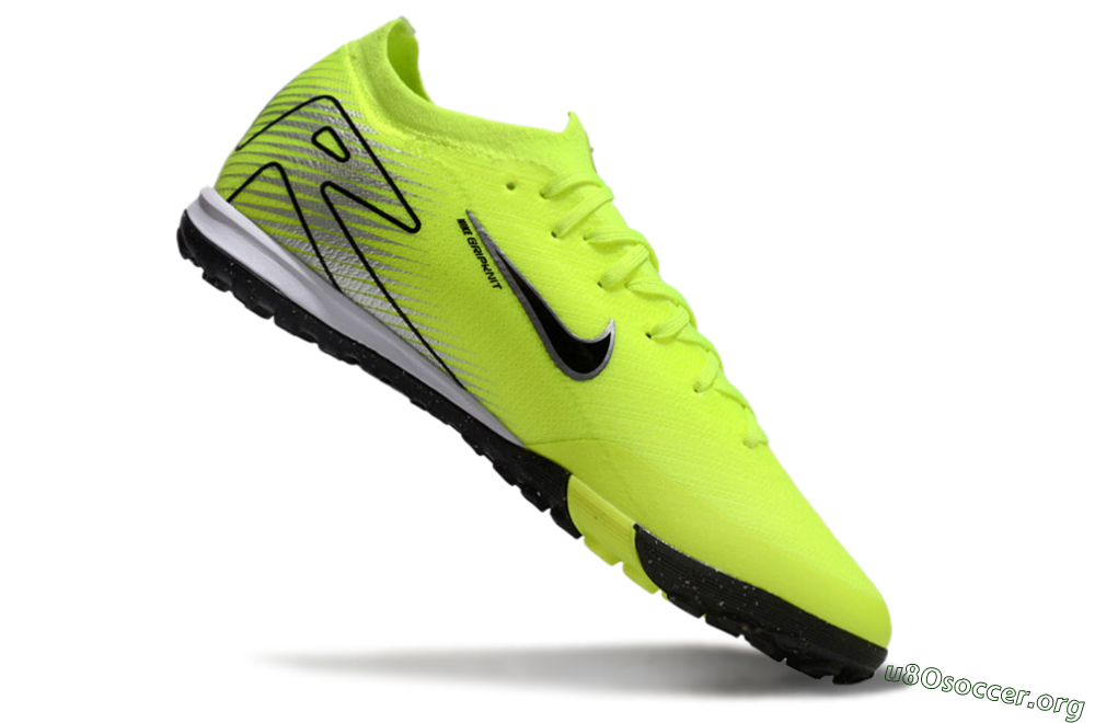 Nike Air Zoom Mercurial Vapor 16 Elite TF Football Shoes - Yellow/Black/Silver 4