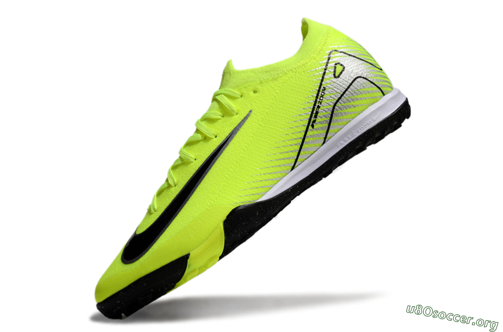 Nike Air Zoom Mercurial Vapor 16 Elite TF Football Shoes - Yellow/Black/Silver 5