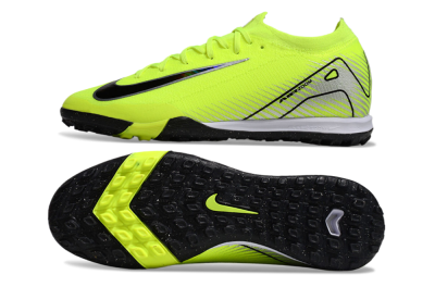 Nike Air Zoom Mercurial Vapor 16 Elite TF Football Shoes - Yellow/Black/Silver