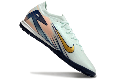 Nike Air Zoom Mercurial Vapor 16 Elite TF Football Shoes - Jade/Gold/Blue