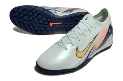 Nike Air Zoom Mercurial Vapor 16 Elite TF Football Shoes - Jade/Gold/Blue