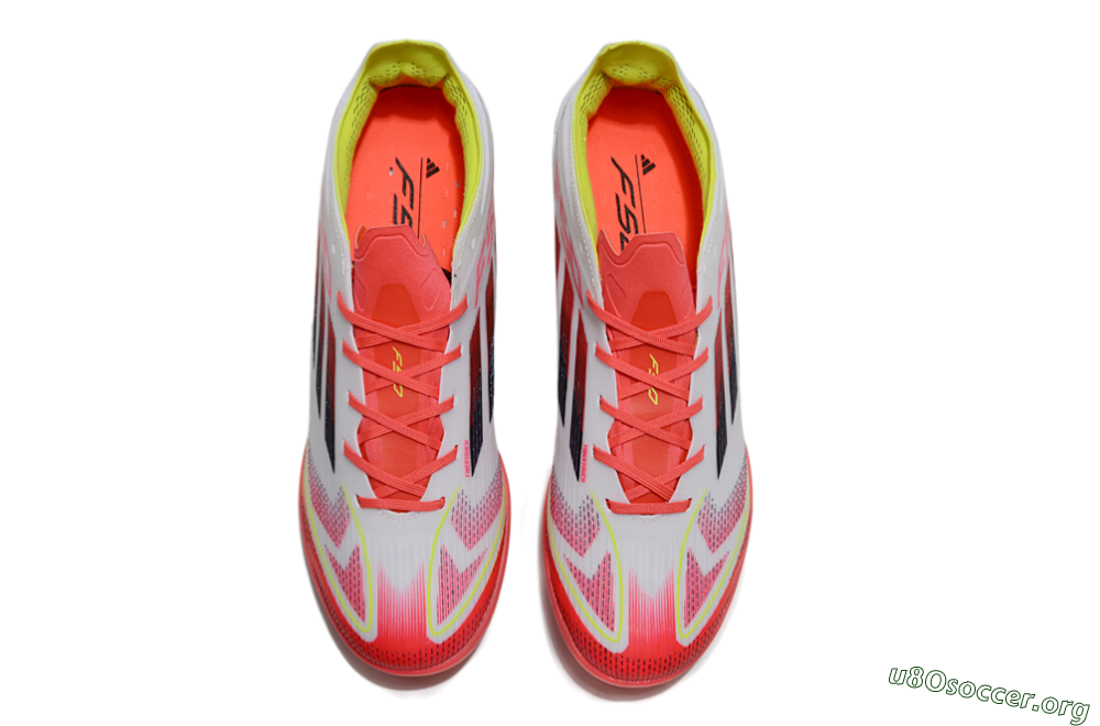 Adidas F50 Elite TF Football Shoes - White/Red/Yellow 0