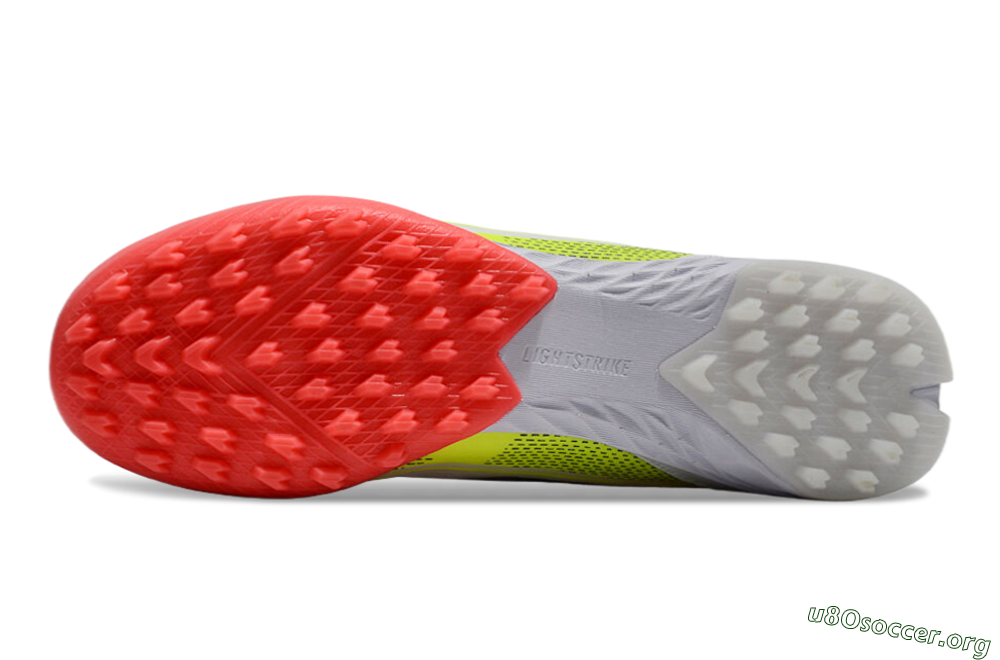 Adidas F50 Elite TF Football Shoes - White/Red/Yellow 5