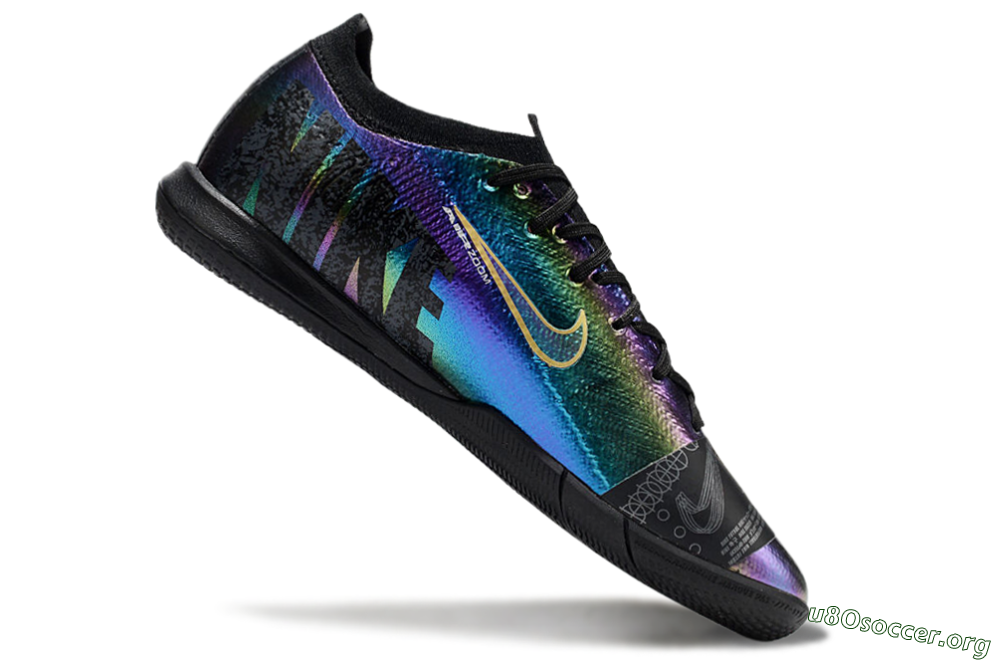 Nike Air Zoom Mercurial Vapor 16 Elite IC Football Shoes - Laser/Black/Yellow 4