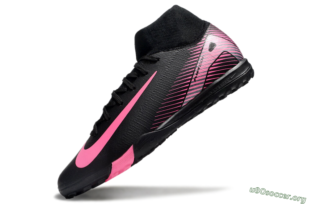 Nike Air Zoom Mercurial Superfly 10 Elite TF Football Shoes - Black/Pink 5