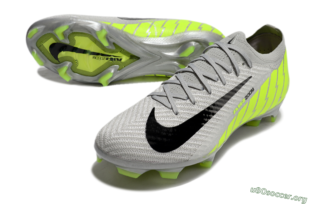 Nike Air Zoom Mercurial Vapor 16 Elite FG Football Boots - Grey/Black/Yellow 0