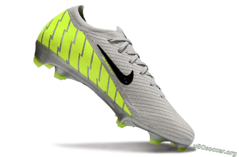 Nike Air Zoom Mercurial Vapor 16 Elite FG Football Boots - Grey/Black/Yellow 4