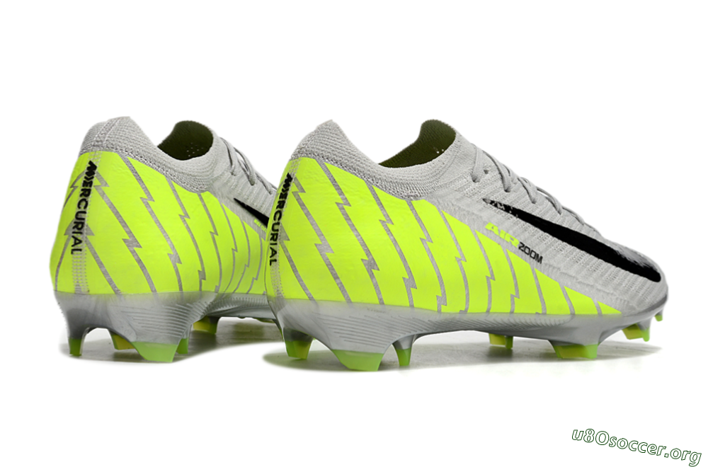 Nike Air Zoom Mercurial Vapor 16 Elite FG Football Boots - Grey/Black/Yellow 6