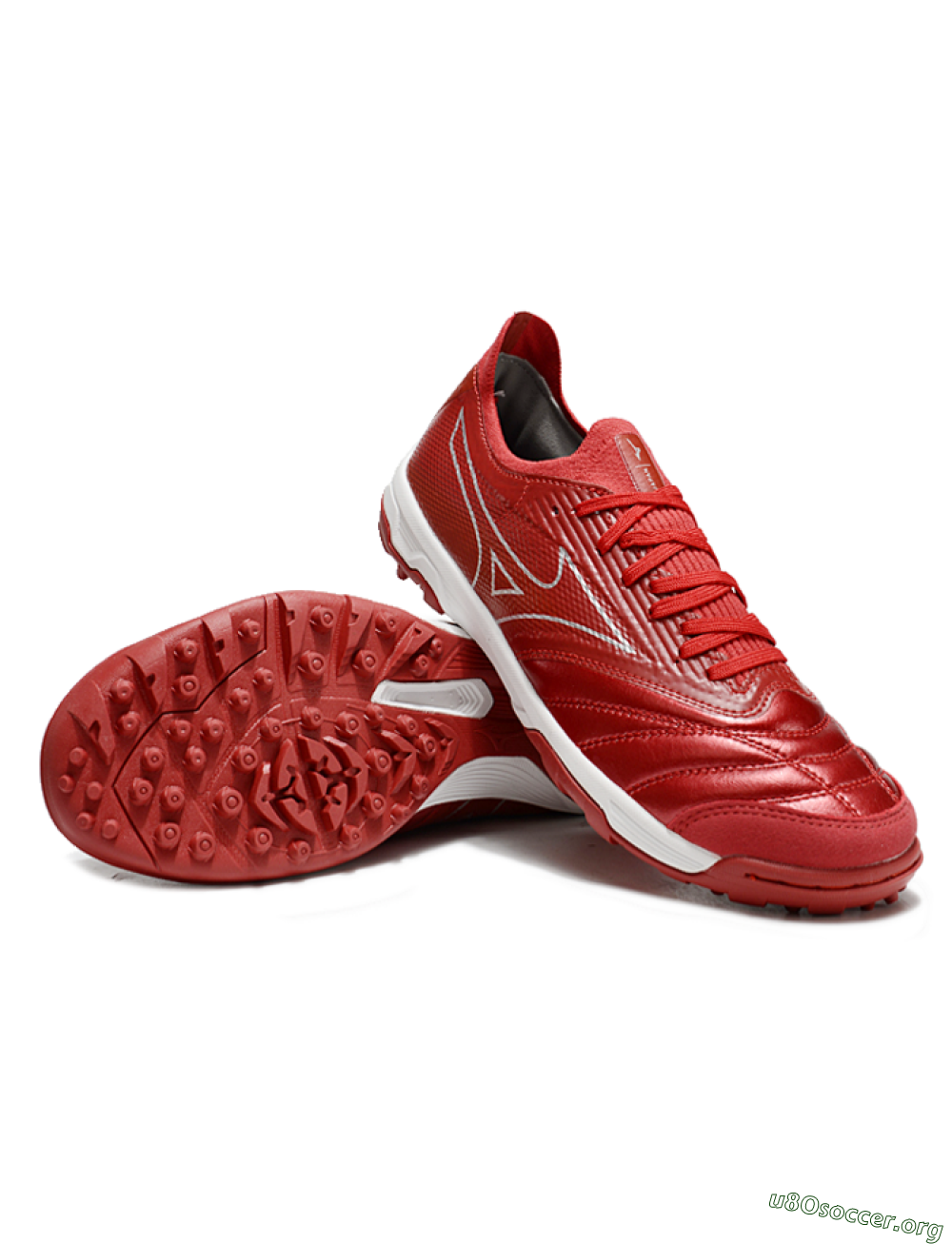 Mizuno Morelia Neo Sala TF Football Shoes - Red/Gold/White 0