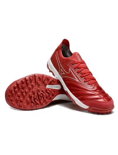 Mizuno Morelia Neo Sala TF Football Shoes - Red/Gold/White