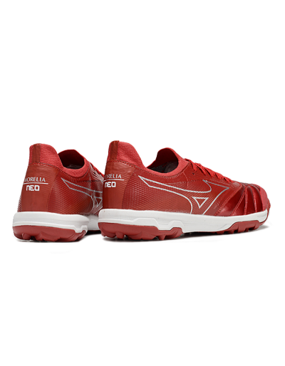 Mizuno Morelia Neo Sala TF Football Shoes - Red/Gold/White