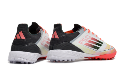 Adidas F50 Elite TF Football Shoes - White/Red/Yellow