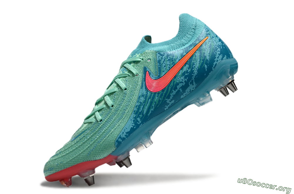 Nike Phantom Luna Elite SG Football Boots - Jade/Red/Blue 5