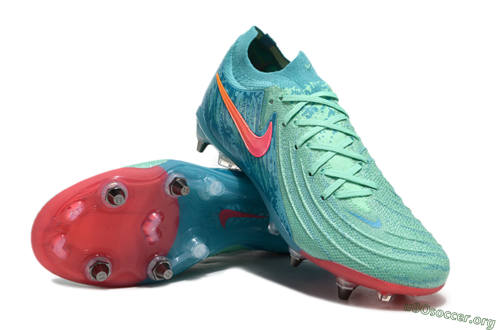 Nike Phantom Luna Elite SG Football Boots - Jade/Red/Blue 0