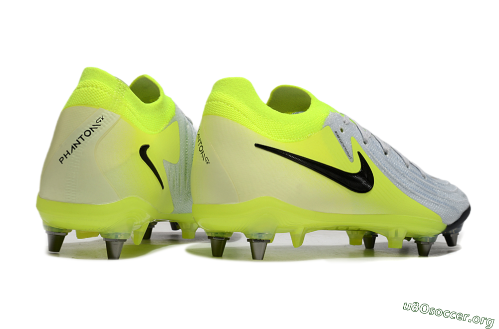 Nike Phantom Luna Elite SG Football Boots - Grey/Yellow/Black 6