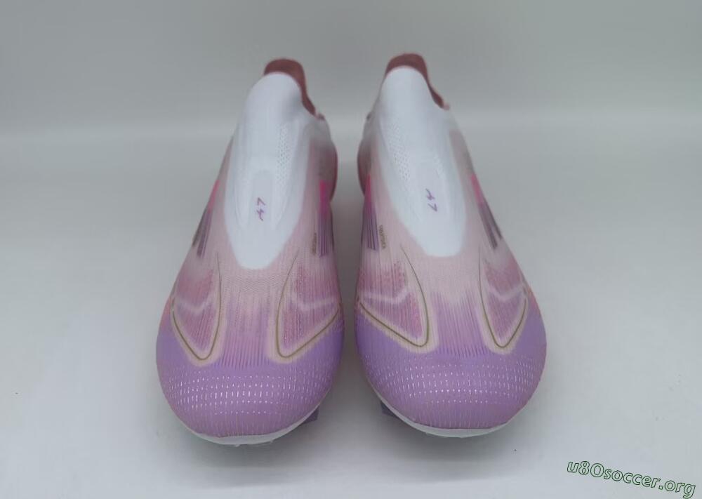 Adidas F50 Elite Laceless FG Football Boots - White/Pink/Gold