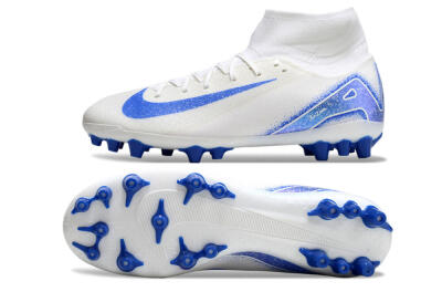 Nike Air Zoom Mercurial Superfly 10 Elite AG Football Boots - Beige/White/Blue