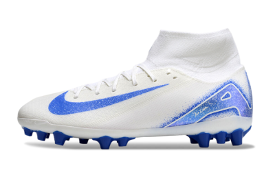 Nike Air Zoom Mercurial Superfly 10 Elite AG Football Boots - Beige/White/Blue