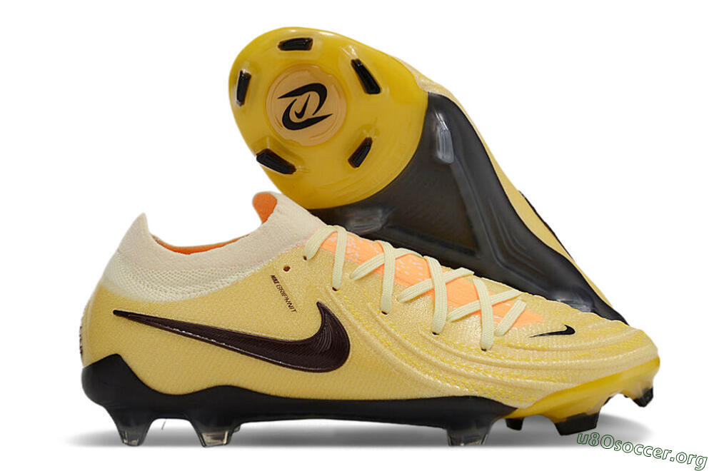 Nike Phantom GX 2 Elite FG Football Boots - Yellow/Black 2