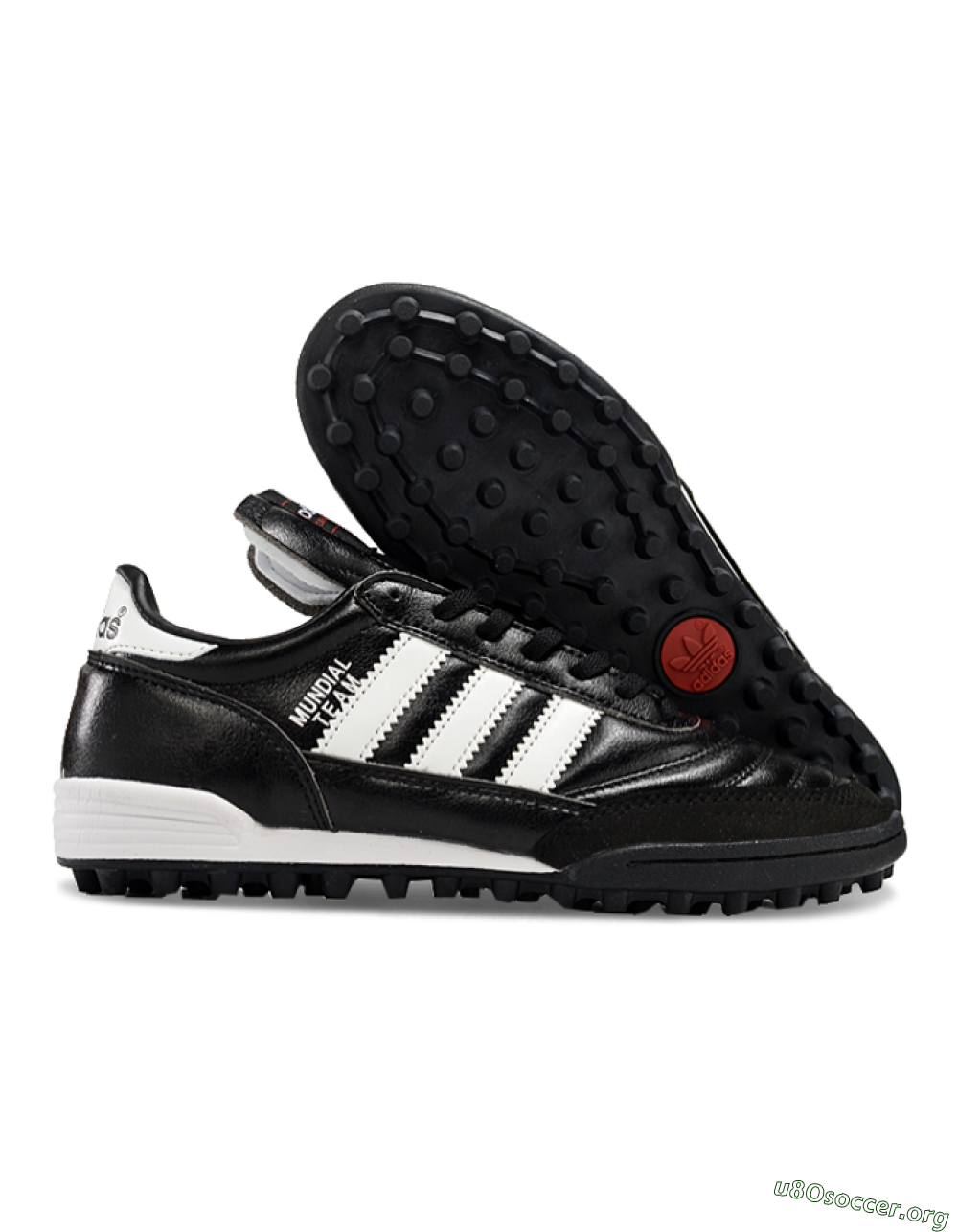 Adidas Mundial Team Astro TF Football Shoes - Black/White 2