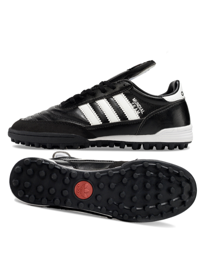 Adidas Mundial Team Astro TF Football Shoes - Black/White