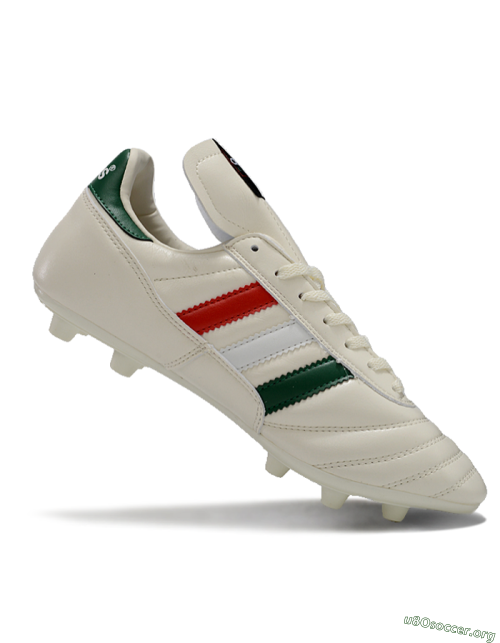 Adidas Mundial Team Astro TF Football Shoes - Beige/Red/Green 4
