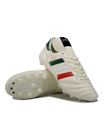 Adidas Mundial Team Astro TF Football Shoes - Beige/Red/Green