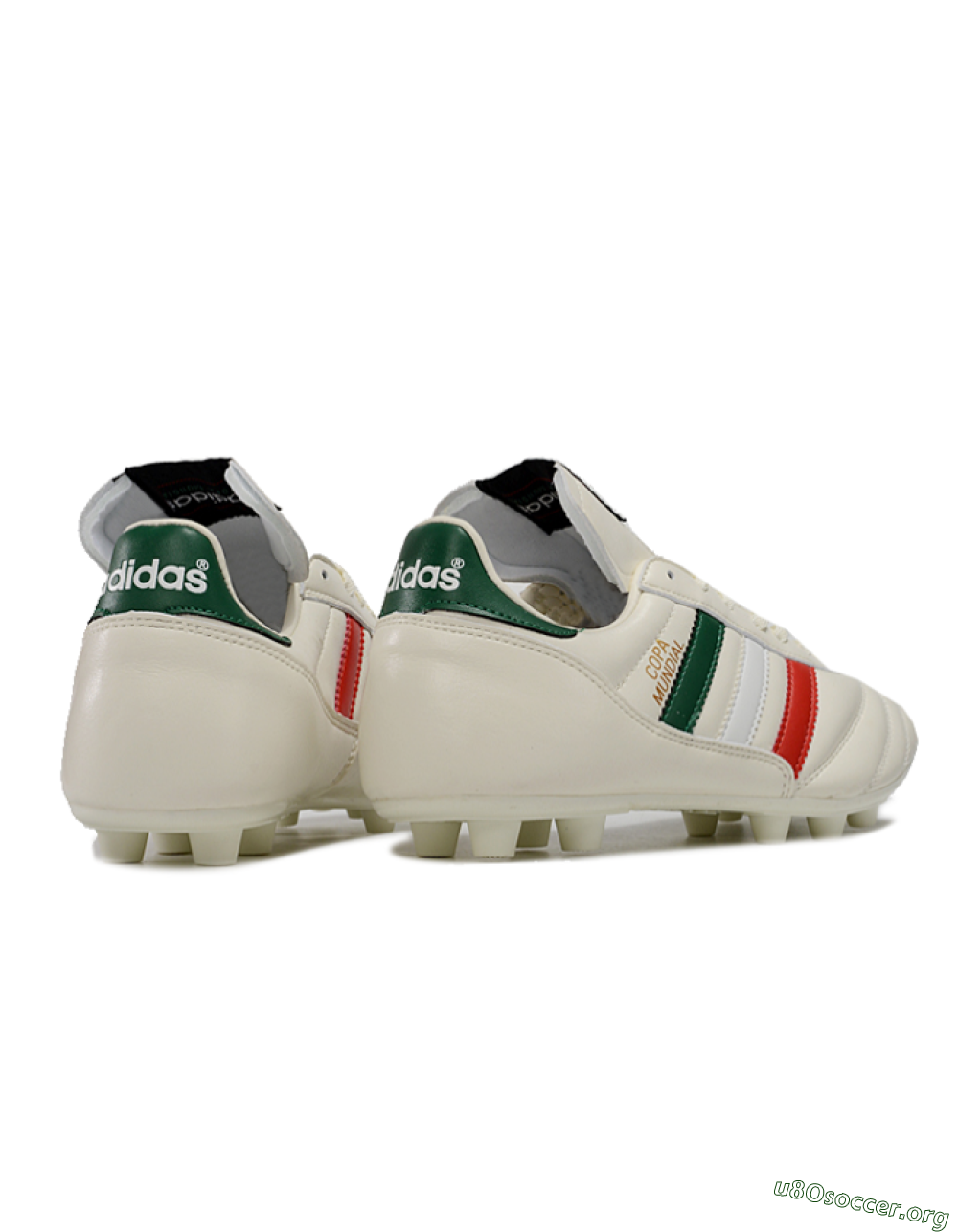Adidas Mundial Team Astro TF Football Shoes - Beige/Red/Green 6