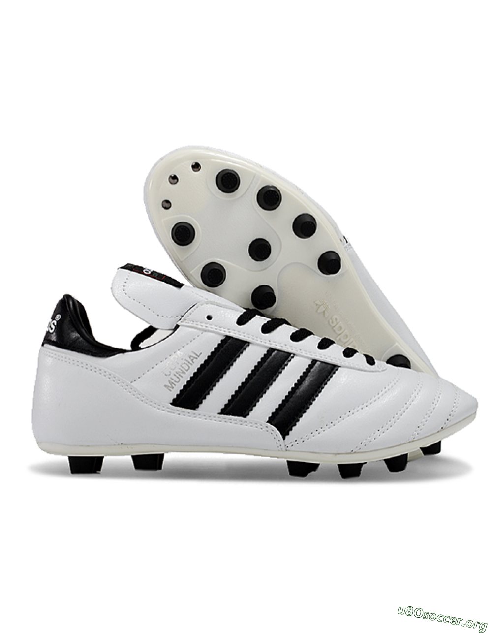 Adidas Mundial Team Astro TF Football Shoes - White/Black 2