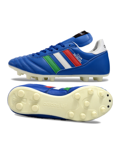 Adidas Mundial Team Astro TF Football Shoes - Blue/Green/Red