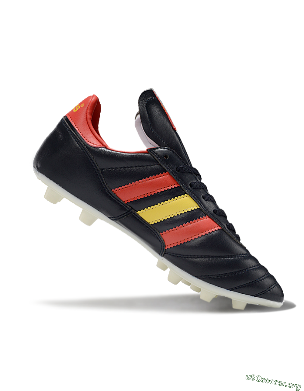 Adidas Mundial Team Astro TF Football Shoes - Black/Red/Yellow 4