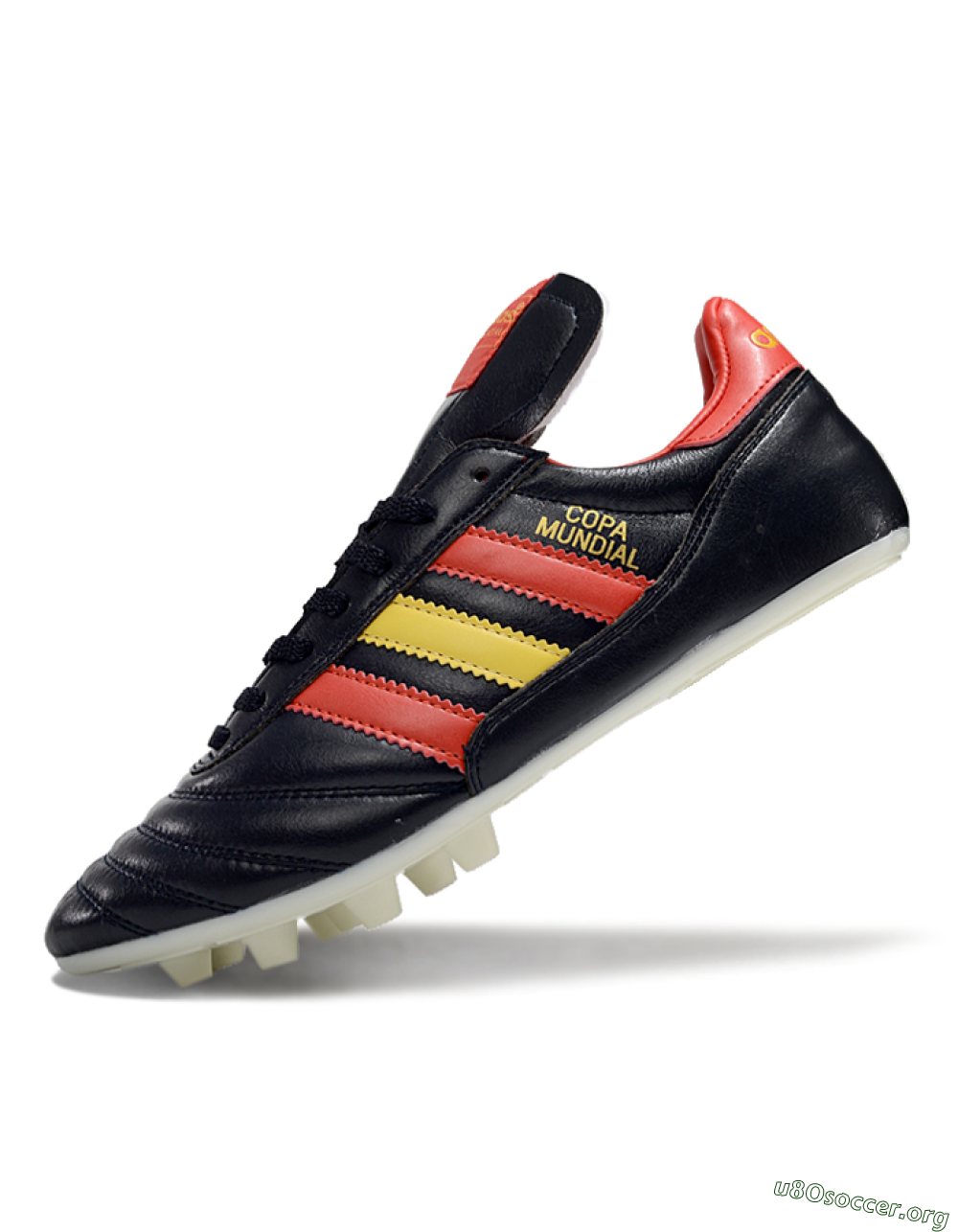 Adidas Mundial Team Astro TF Football Shoes - Black/Red/Yellow 5