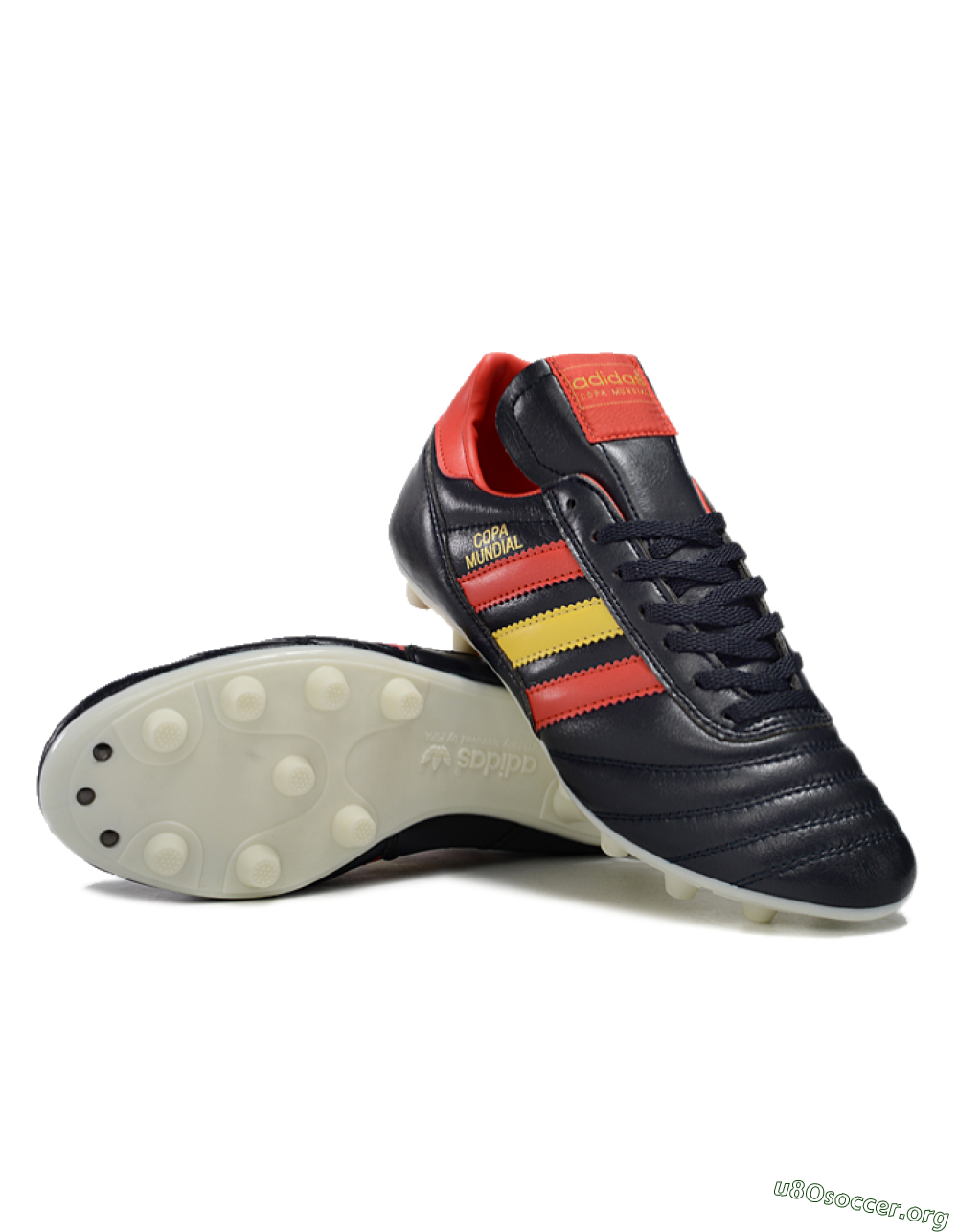 Adidas Mundial Team Astro TF Football Shoes - Black/Red/Yellow 0