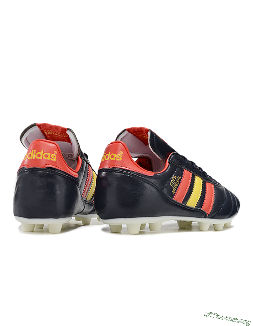 Adidas Mundial Team Astro TF Football Shoes - Black/Red/Yellow 6