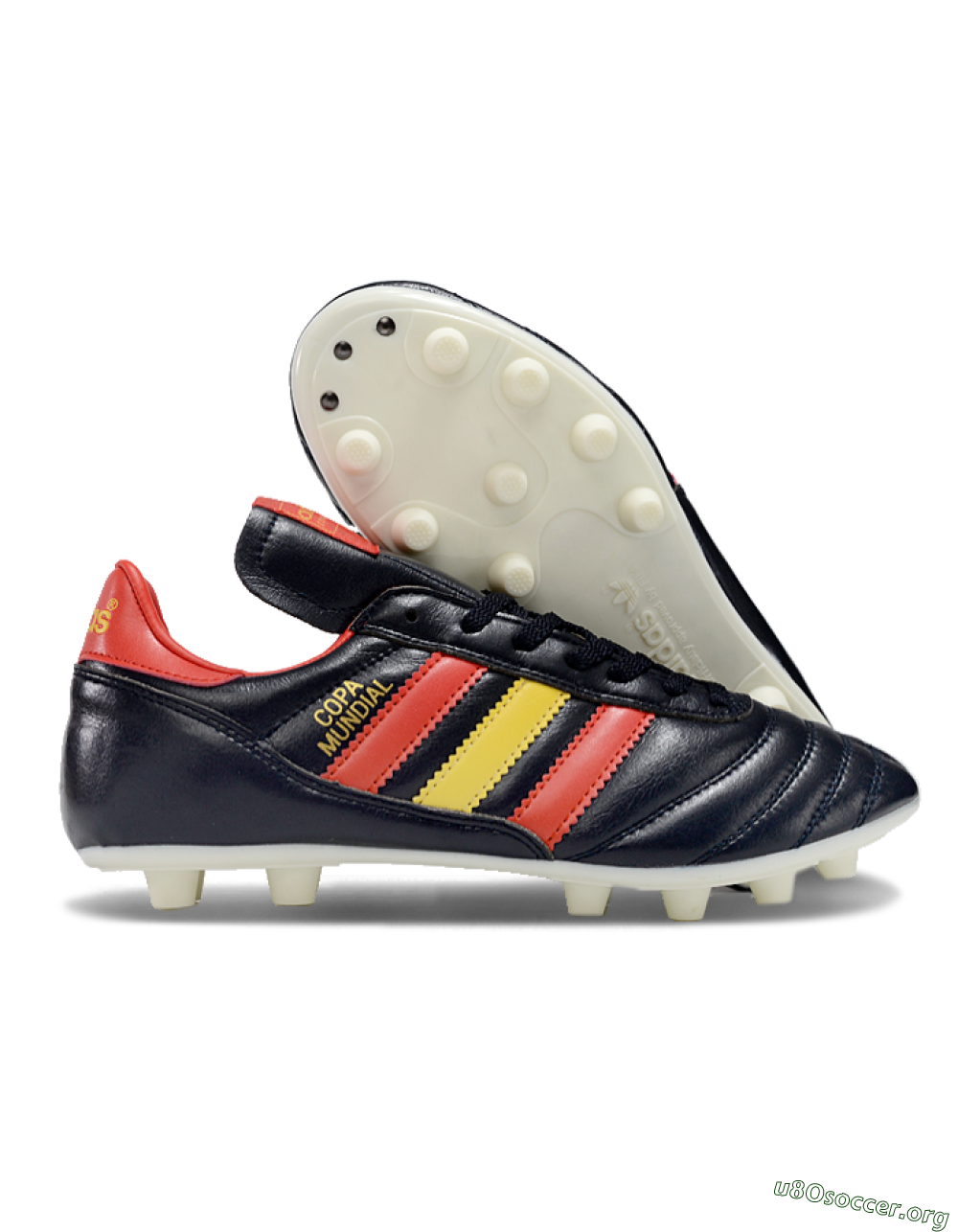 Adidas Mundial Team Astro TF Football Shoes - Black/Red/Yellow 2