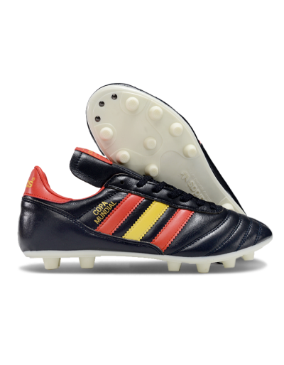 Adidas Mundial Team Astro TF Football Shoes - Black/Red/Yellow