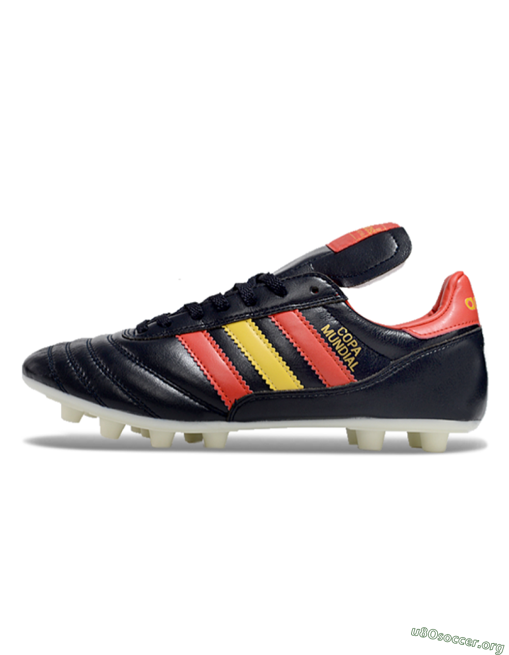 Adidas Mundial Team Astro TF Football Shoes - Black/Red/Yellow 3