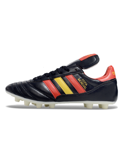 Adidas Mundial Team Astro TF Football Shoes - Black/Red/Yellow