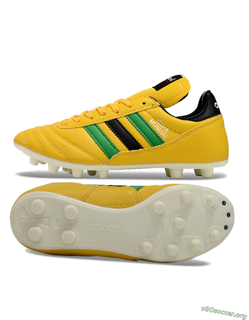 Adidas Mundial Team Astro TF Football Shoes - Yellow/Green/Black 1