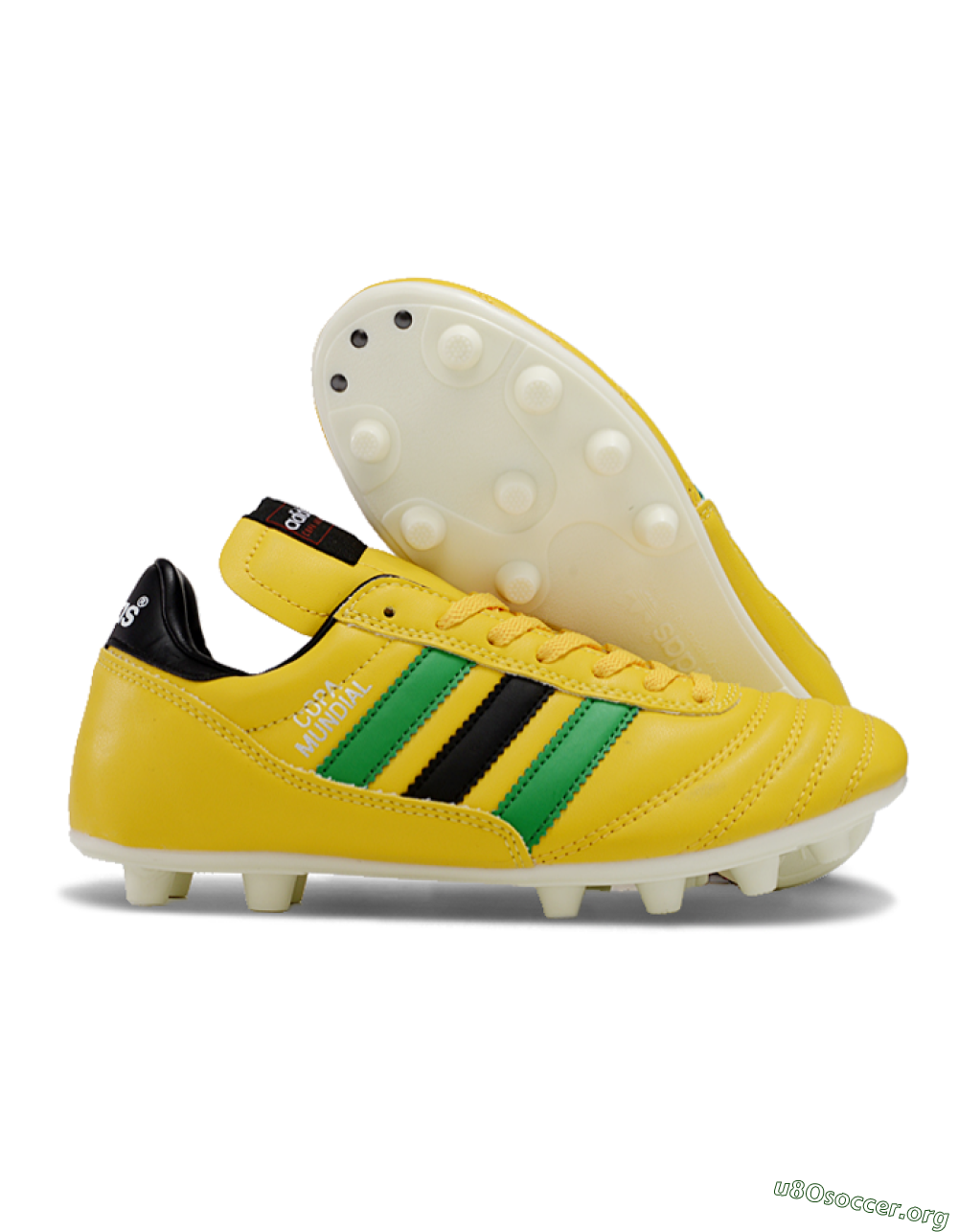 Adidas Mundial Team Astro TF Football Shoes - Yellow/Green/Black 2