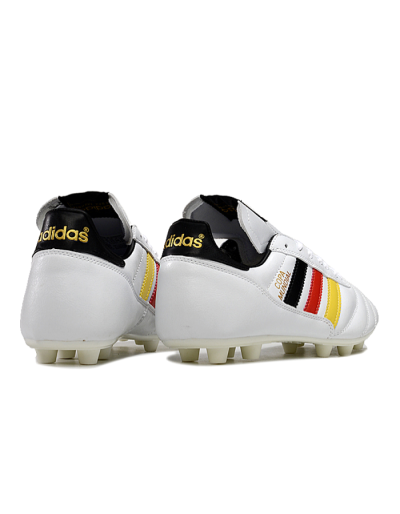 Adidas Mundial Team Astro TF Football Shoes - White/Black/Red/Yellow