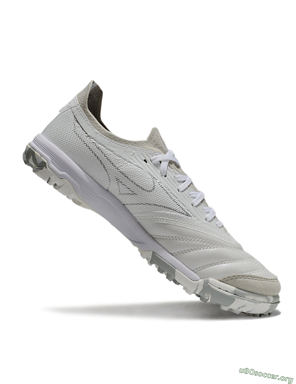 Mizuno Morelia Neo Sala TF Football Shoes - Grey/White/Camo 4