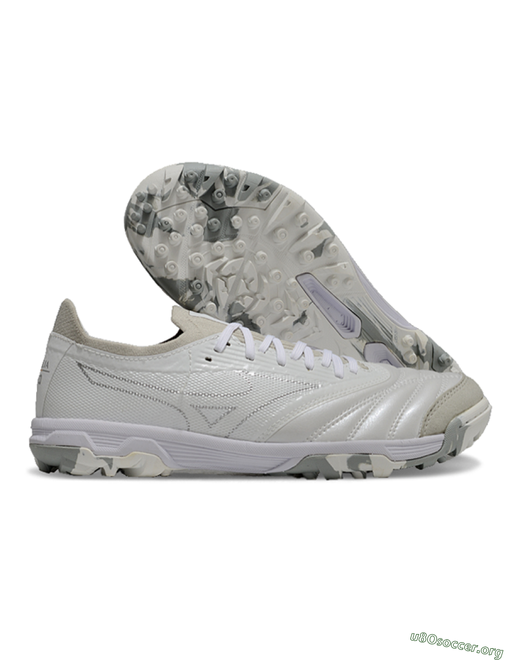 Mizuno Morelia Neo Sala TF Football Shoes - Grey/White/Camo 2