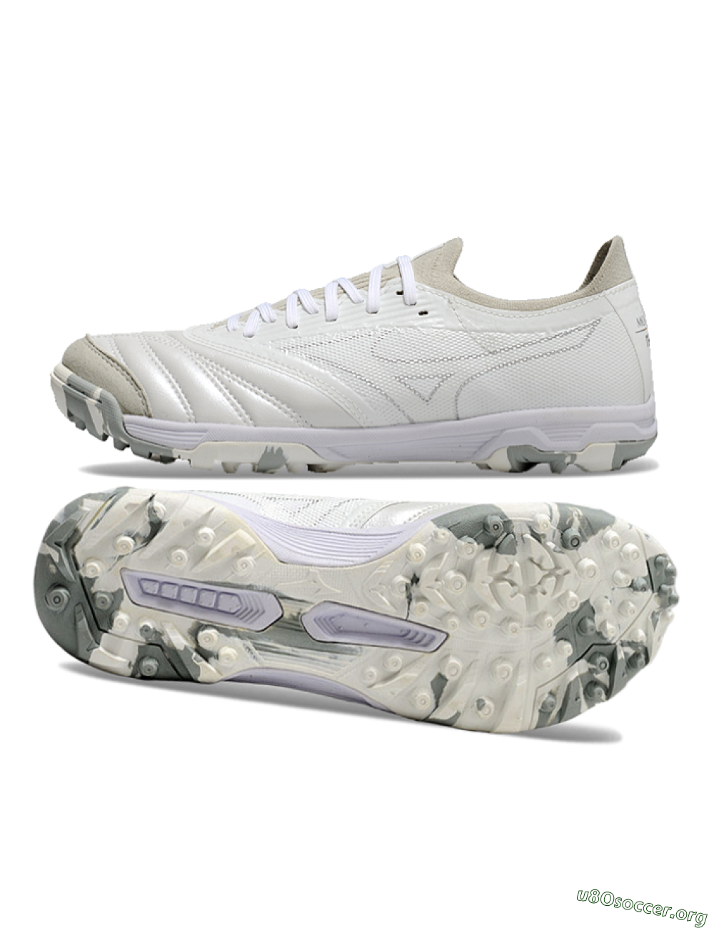 Mizuno Morelia Neo Sala TF Football Shoes - Grey/White/Camo 1