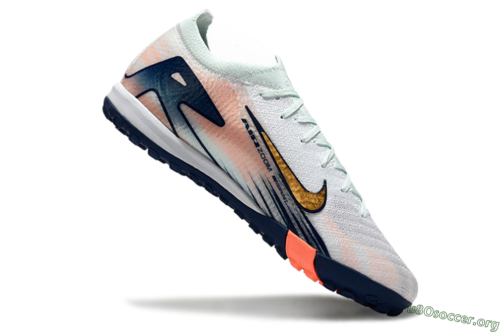 Nike Air Zoom Mercurial Vapor 16 Elite TF Football Shoes - Jade/Gold/Blue 5