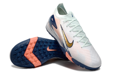 Nike Air Zoom Mercurial Vapor 16 Elite TF Football Shoes - Jade/Gold/Blue
